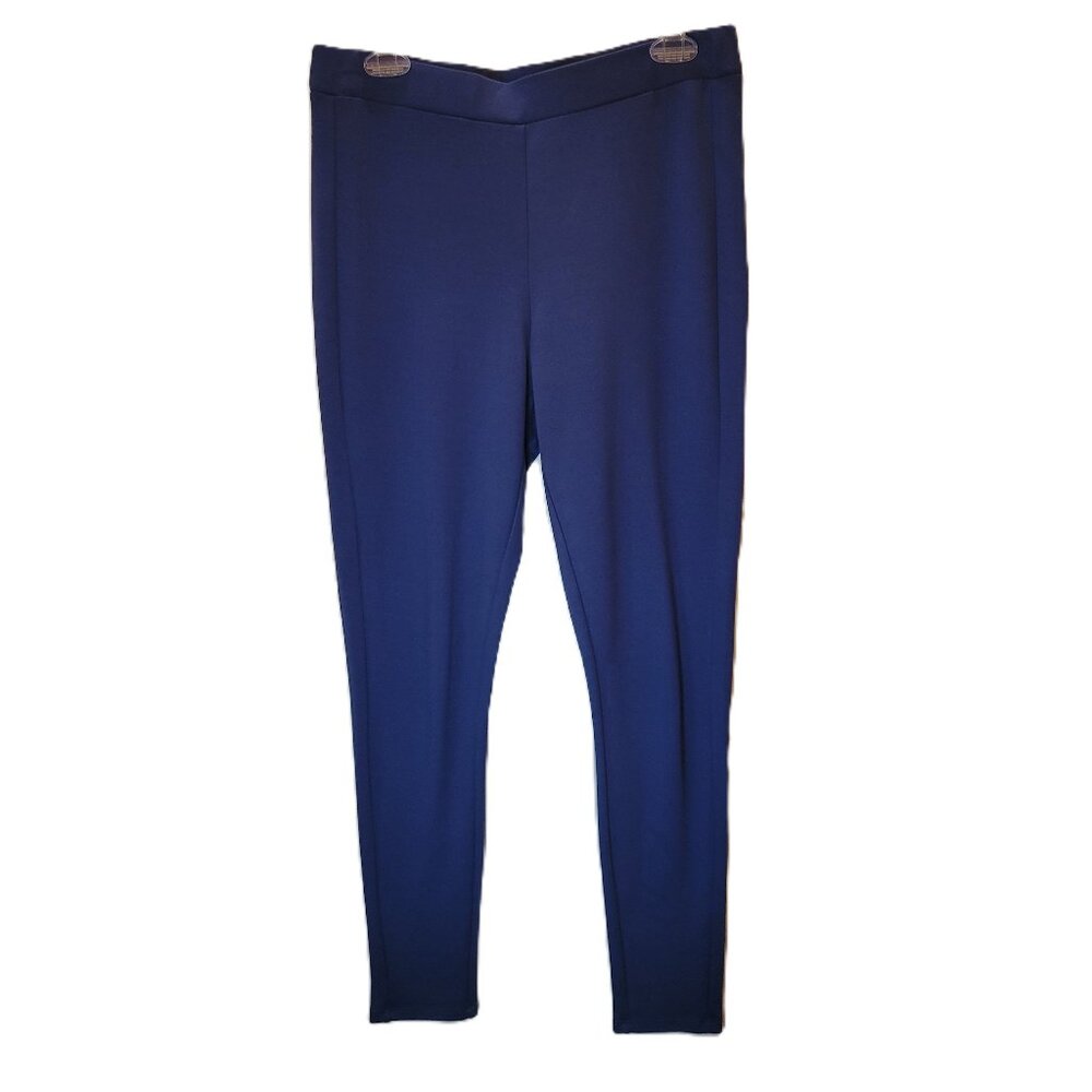 Workshop Republic Pull-On Ponte Pants Navy Size Medium
